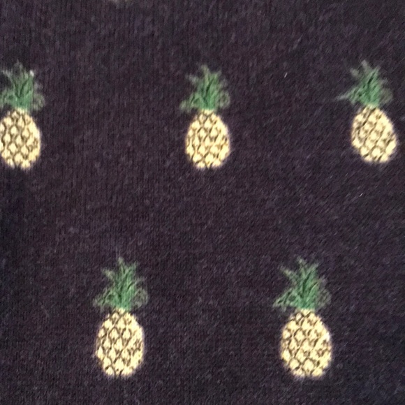 JCrew Navy pineapple sweater - Picture 4 of 4